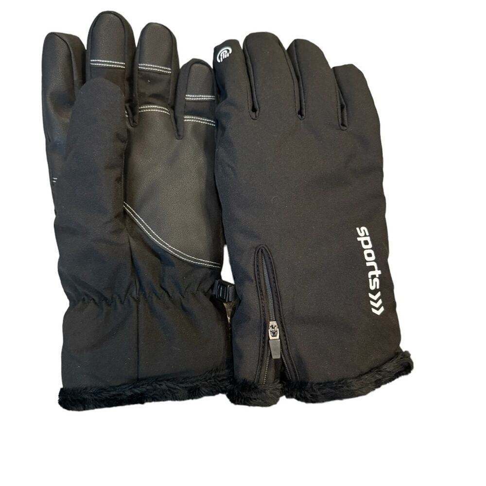 Sports Black Winter Gloves Women's size Large